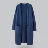 Daniela | Damen Warme Strickjacke mit offener Front