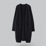 Daniela | Damen Warme Strickjacke mit offener Front