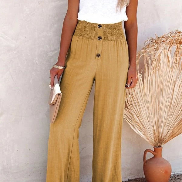 Rose | Entspannte High-Waist-Hose