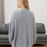 Johanna | Damen Oversized Strickjacke mit Knöpfen