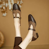 Sophie – Vintage-Schuhe mit Schnalle