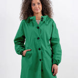 Wasserabweisende Übergroße Kapuzen-Windjacke Regenjacke